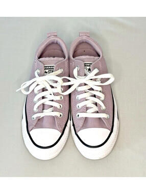 Converse Chuck Taylor All Star Madison Low Top Sneaker Lilac Canvas W 7/37.5 EUC